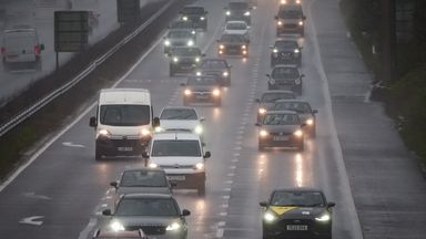 UK weather: Drivers warned as heavy rain forecast for large parts of country on Easter Monday