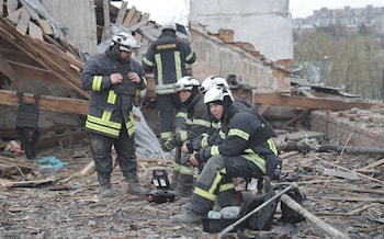 Russia targets rescue workers in ‘double tap’ air strike in Kharkiv