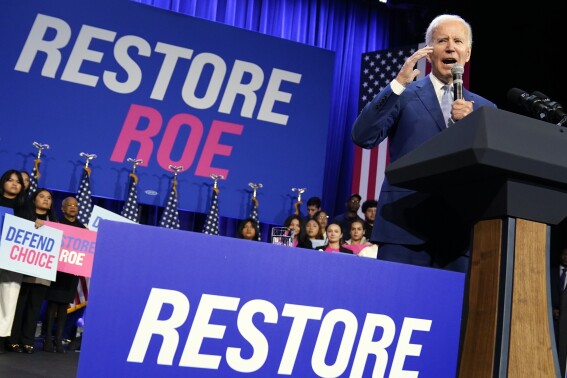 2 women who say abortion restrictions put them in medical peril feel compelled to campaign for Biden