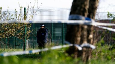 Pair arrested on suspicion of murder after remains found in park