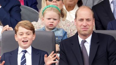 Prince William and George spotted at Aston Villa match in first public outing since Kate's cancer announcement