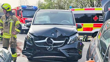 Harry Kane's children involved in three-car crash in Germany