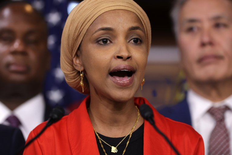 Ilhan Omar's Daughter Suspended From Barnard Over Pro-Palestinian Protest