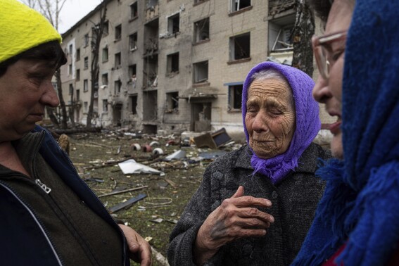 As Russia edges toward a possible offensive on Kharkiv, some residents flee. Others refuse to leave