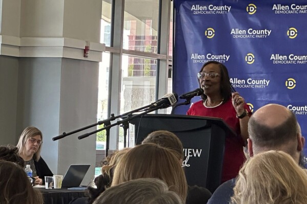 New Fort Wayne, Indiana, mayor is sworn in a month after her predecessor’s death