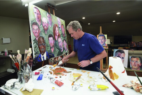 George W. Bush’s portraits of veterans are heading to Disney World