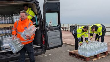 About 31,000 properties without water in St Leonards and Hastings - as vulnerable woman 'has water stolen from doorstep'