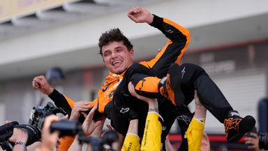 Lando Norris ends Max Verstappen's winning streak with first Formula One win