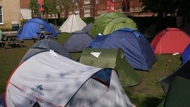 Tents at universities symbolise a fault line between pro-Palestine and Jewish students