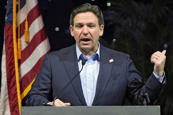 Ron DeSantis is planning to raise money for Donald Trump in Florida and Texas, AP sources say