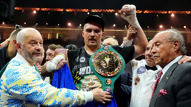 Oleksandr Usyk defeats Tyson Fury to become heavyweight champion of the world