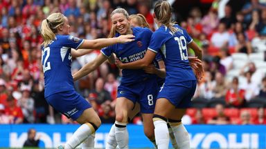 Chelsea win fifth Women's Super League title in a row after beating Manchester United 6-0 in Emma Hayes' last match