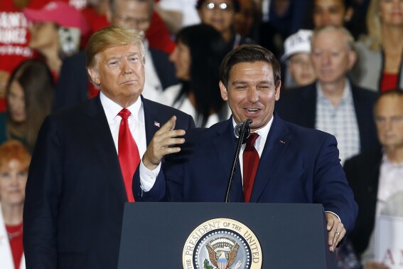 ‘Ron, I love that you’re back': Trump and DeSantis put an often personal primary fight behind them