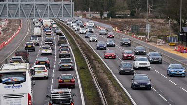 Bank holiday travel trouble as more than 20 million cars hit the road with thunderstorms possible