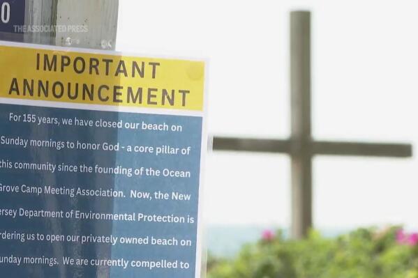 Christian group temporarily opens beaches it has closed on Sunday mornings as court fight plays out