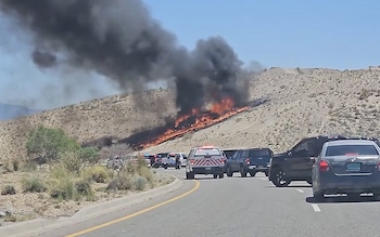 F-35 fighter jet crashes into New Mexico hillside