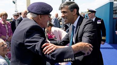 Rishi Sunak pledges to cut price of railcard in pitch to veterans on D-Day anniversary