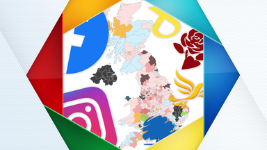 Which constituencies are being targeted the most by online political adverts?