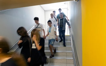 In Kharkiv, at last children return to the classroom – an underground bunker