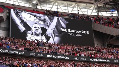 Rob Burrow: Rugby league and union fans pay tribute to former player who died of motor neurone disease