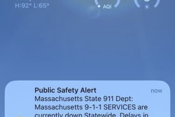 Massachusetts suffers statewide outage of its 911 services