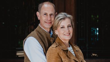 Duke and Duchess of Edinburgh share 25th wedding anniversary portrait