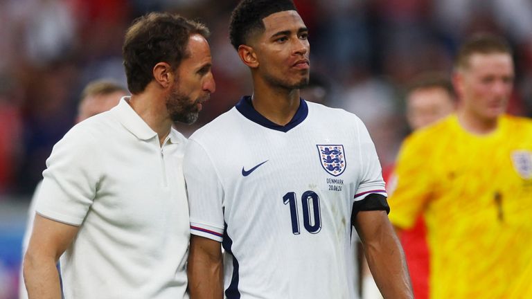 Euro 2024: 'Disorientated' England draw 1-1 against Denmark after squandering early lead