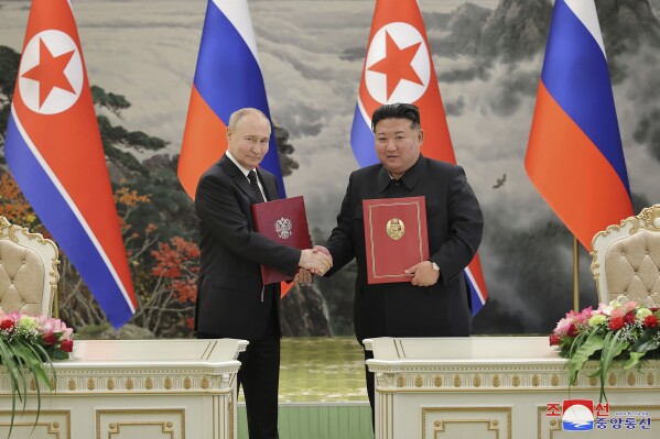 With its new pact with North Korea, Russia raises the stakes with the West over Ukraine