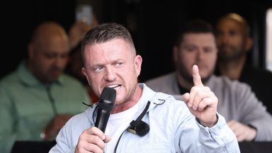 Tommy Robinson arrested over suspected immigration offence in Canada