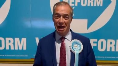 Nigel Farage on track to become MP as he hails 'huge' early election results