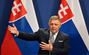 Slovakia’s prime minister says he would have loved to have joined Viktor Orbán in Moscow