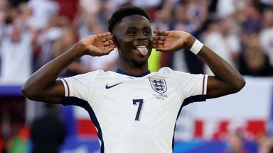 Euro 2024: Bukayo Saka helps keep England's dream of winning silverware overseas alive