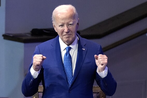 Biden campaigns in Pennsylvania, seeking to project strength and quiet Democratic jitters