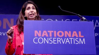 Suella Braverman attacks Progress Pride flag as she blames 'liberal Conservatives' for losing election