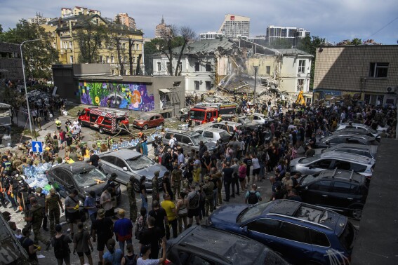 Kyiv mourns as rescuers make last-ditch efforts at children’s hospital hit by Russian missile