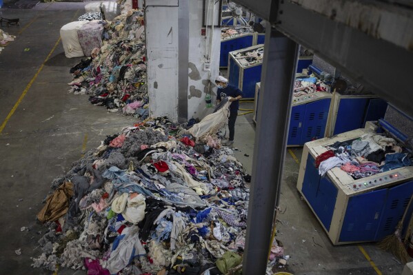 China’s landfills brim with textile waste as fast fashion reigns and recycling takes a back seat