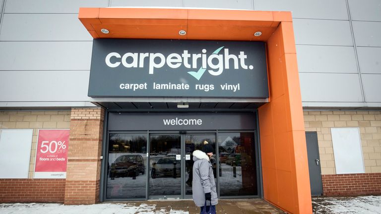 Carpetright takes step towards collapse with 1,850 UK jobs at risk