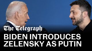 Biden calls Zelensky ‘Putin’ then refers to vice-president ‘Trump’