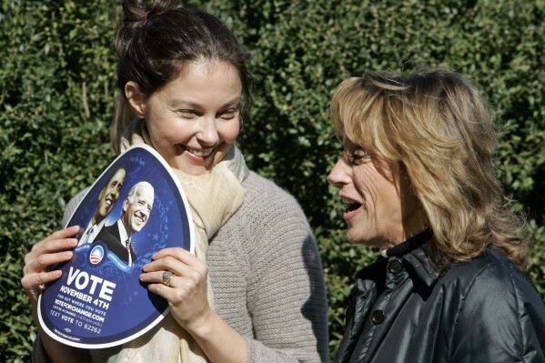 Actor Ashley Judd, a Democratic activist, adds her voice to those calling on Biden to leave the race