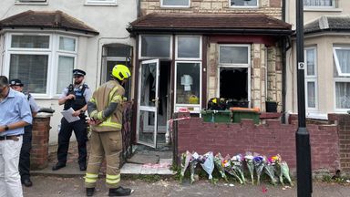 Third child dies after house fire in east London