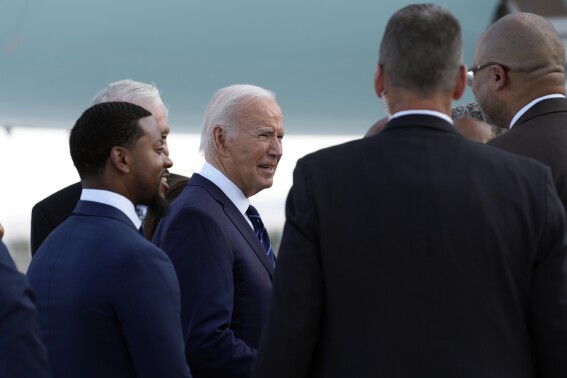 Biden is trying to sharpen the choice voters face in November as Republicans meet in Milwaukee