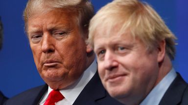 Boris Johnson meets Donald Trump to talk Ukraine