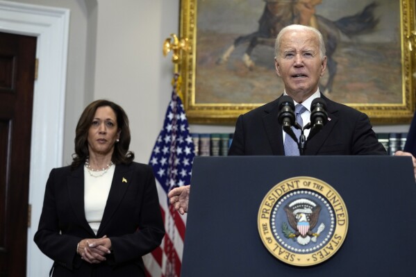 What happens next: Joe Biden wants to pass the baton to Kamala Harris. Here’s how that might work