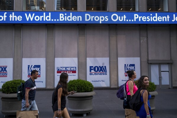 On a summer Sunday, Biden withdrew with a text statement. News outlets struggled for visuals