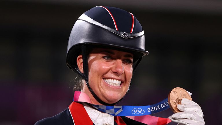 Charlotte Dujardin pulls out of Paris Olympics over video showing 'error of judgement' in coaching session