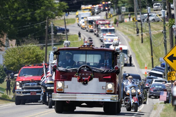 With the funeral behind them, family of the firefighter killed at the Trump rally begins grieving