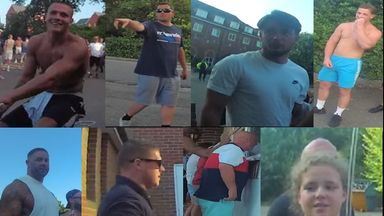 Police release images of eight people after Aldershot migrant hotel protest