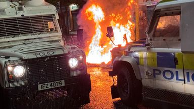 Stormont recalled to discuss Belfast riots amid 'paramilitary element'