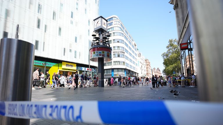 Leicester Square: Man charged with attempted murder after girl, 11, stabbed