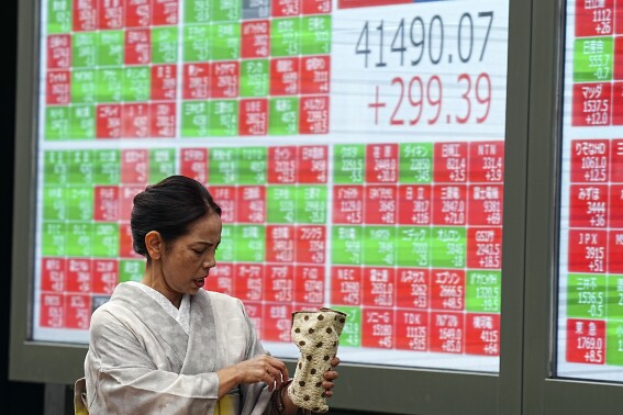 Asian shares mixed as jitters calm over global markets while uncertainty lingers